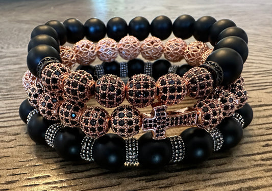 Rose Gold Black